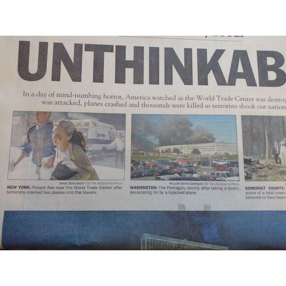 3) September 11, 2001 Ephemera Newspaper, Life Commemorative, Newsweek 9/11 9/12 - Picture 3 of 16